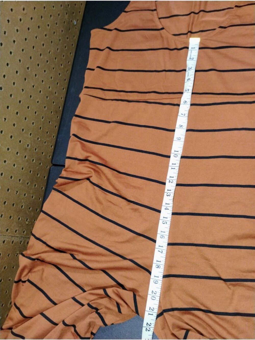 Striped Orange Sleeveless Maxi Dress Womens Size L Casual Style - Picture 3 of 6